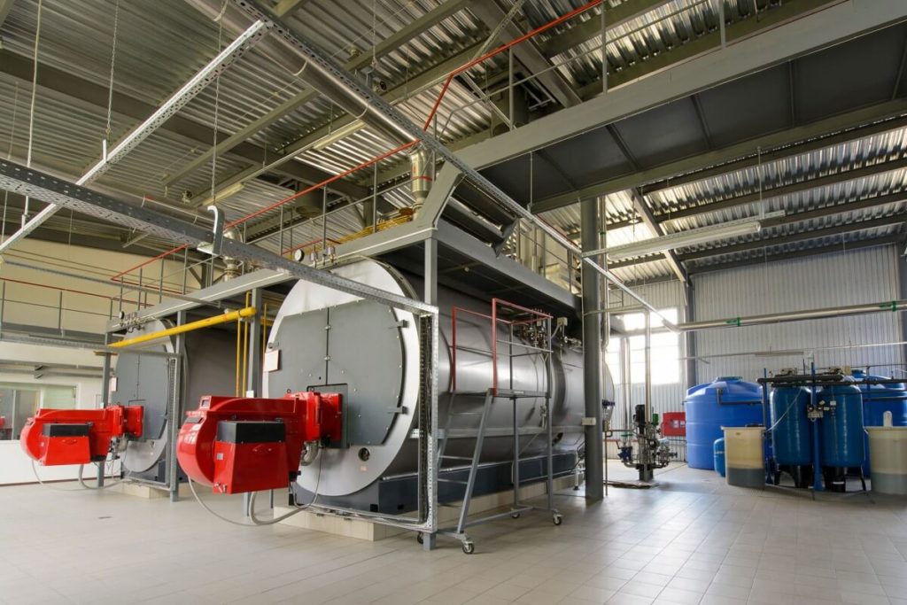 photo of industrial boiler